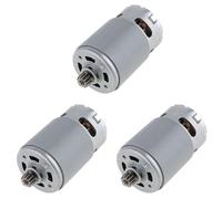 Mokamika 3 x RS550 18 V 19500 min DC Motor de velocidad 11 dientes y caja de cambios con par para taladro eléctrico/destornillador