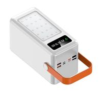 Mokamika 35-Slot 18650 - Caja de batería con linterna LED para aventuras al aire libre 22,5 W PD QC3.0 cargador USB (sin)