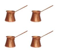 Mokamika 4 cafeteras turcas de café turco, 320 ml, cafetera turca de cobre turco para Turco Cezve Cafetería