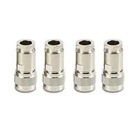 Mokamika 4 Pc N-Tipo Abrazadera Macho Rg8 Lmr400 Rg165 Rg213 7D Conector Coaxial