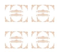 Mokamika 40 piezas talladas flores de pared talladas apliques de esquina decorativa para puerta de muebles, armario, cama decoraciones