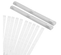 Mokamika 50 tiras adhesivas con respaldo de , cinta adhesiva térmica para encuadernación, cinta de fusión en caliente para reparación de libros