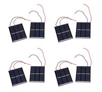 Mokamika 8 unidades de 1,5 V 400 Ma 80 x 60 mm Micro Mini Power Solarzellen para paneles solares, para proyectos de bricolaje