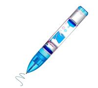 Mokamika Cool Relax Pen - Bolígrafo retráctil con burbuja de movimiento de líquidos, alivia la ansiedad sin estrés para estudio/escritura de oficina.