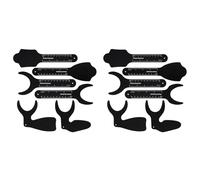 Mokamika Juego de 2 contrastes dentales fotográficos intraorales, 6 piezas, juego de fotografía dental, kit de fotografía intraoral palatal