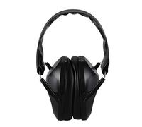 Mokamika Protección auditiva plegable Caza Deportes oído manguito dispositivo Usch Supresión Orejas Tapones Protección Oreja Tapones de protección auditiva, Negro