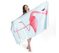 MOKANI Toalla de Playa de Microfibra, Extra Grande 180x90 cm Toalla de baño de Microfibra sobredimensionada - Secado rápido, sin Arena, compacta, Ligera - Toalla de baño Toallas de Viaje