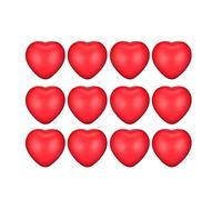 Mokassy 12 Piezas Bolas AntiestréS CorazóN Rojo para el DíA San ValentíN, Bolas AntiestréS para la Recompensa del Escolar, Rellenos Regalo para Bolsas Fiesta San ValentíN