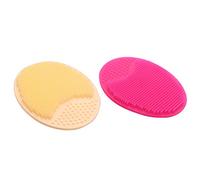 Mokassy 2 unids spa silicona belleza lavado almohadilla piel exfoliante limpieza limpieza limpieza esponja exfoliante cepillo limpiador herramienta