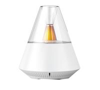 Mokassy - Difusor de aceites esenciales, difusor de aroma de perfume de diseño moderno para sala de estar, dormitorio, alimentado por USB, capacidad de 150 ml, color blanco