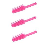 Mokassy - Peine de plástico desenredado para animales de compañía de caballo, para melena larga cola y peine forky color aleatorio