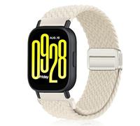 MokaZii Correa de nailon de 22 mm para Xiaomi Watch S4/Redmi 5 Active/S4 Sport/5 Lite/3 Active. Correa deportiva elástica y ajustable para Xiaomi Watch S3/ 2/2 Pro (Luz Estelar)