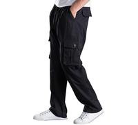 MOKBAY Pantalon Cargo, Táctico Pantalones Trekking Hombre, Militares Tacticos Slim Fit Deportivos Trabalho Militar Baggy Running Senderismo Caza Impermeable Pantalones de Trabajo Hombre, 6XL