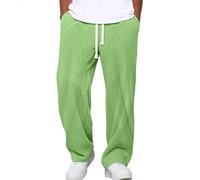 MOKBAY Pantalón de Trabajo Hombre Ropa Anchos Pantalon Naranja Verde Claro con Bolsillos Calças Trabalho Pana Pantalon Pana Hombre Deportivos Pantalones de Trabajo Verde Claro M
