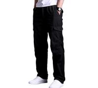 MOKBAY Pantalones Militares Hombre, Slim Fit Táctico Running Cargo, Senderismo Deporte Trabajo Caza Militares Trabalho Impermeable Casual Trekking Pantalones de Trabajo Hombre, M