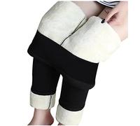 MOKBAY Pantalones Mujer Invierno Leggins Termicos Push Up Térmicos Deporte Pilates Leggins Forro Polar Interior Pantalon Chandal Mujer Leggings Ropa Termica Negro XXL