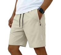 MOKBAY Short Hombre, Shorts Homem Gimnasio Bañador Cortas Calzones Chinos Bolsillos Men Desporto Calções Homem, Deporte Secado Tallas Grandes Pantalonetas Pantalon Corto Hombre Deporte, XL