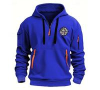 MOKBAY Sudaderas Hombre Marca Deporte Deportivas Ropa Marca Originales Sudadera Polo Club Cremallera Sweatshirt XXL Azul Real con Capucha Sudadera Capucha Jersey Hombre Invierno Azul Real XXL