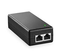 MokerLink Gigabit PoE Inyector, 802.3af/at 30W, 10/100/1000Mbps Ethernet, Plug & Play, no PoE a PoE Adaptador, Distancia de hasta 100 Metros (328 pies).