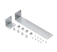 MokerLink Kit de montaje en rack de 1U para interruptores Ubiquiti, compatible con ES-8-150W y US-8-150W, soporte de montaje en rack de metal plateado
