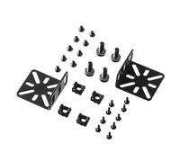 MokerLink Kit de montaje en rack para interruptores de 43.9 cm de ancho, distancia de agujero ajustable, kit universal, compatible con la mayoría de productos Cisco, Netgear, Dell, D-Link, Linksys,