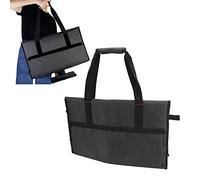 Mokernali Estuche de Transporte para Monitor, Tela catiónica Estuche de Transporte para Monitor de computadora de Escritorio Diseño Que Ahorra Espacio Bolsa Protectora de Pantalla de (Black)