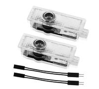 Mokeum Luces para puerta de coche, luz LED para puerta de coche, proyector con logotipo, luces de bienvenida, portera, coche, X1, X3, X4, X5, X6, 3, 4, 5, 6, 7, Z/GT Series - Pack de 2