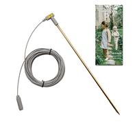 MOKIKUBA Varilla de conexión a tierra con cable de 40 pies, conecta tu cuerpo a la tierra, ideal para usar con hoja de tierra, alfombrilla de conexión a tierra, funda de almohada, almohadilla (cobre)