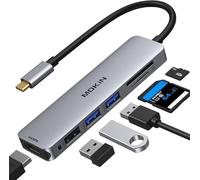 MOKiN - Adaptador USB C para MacBook Pro 2019 2018 2017 6 en 1