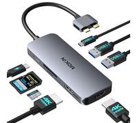 MOKiN Estación de Acoplamiento USB C Dual Monitor HDMI Adaptador Hub