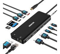 MOKiN Estación de acoplamiento USB C Tripe Display