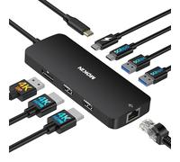 MOKiN Estación de acoplamiento USB C Tripe Display