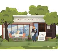 MOKIO® Tarjeta Pop-Up - Restaurante - Tarjeta de regalo 3D para una comida fuera, una invitación a cenar o una visita a un restaurante, Tarjeta de felicitación emergente