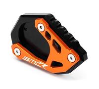 Mokiton Placa de extensión de soporte lateral para motocicleta compatible con KTM 690 SMC R 2019-2023 | Soporte de almohadilla de pie 690 SMC-R 690 SMCR accesorios (naranja-1)