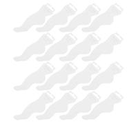 MOKKHNB 100 Tarjetas Negras para Exhibición de Joyería de Tobilleras, Etiquetas de Papel Forma de Pie, Tamaño Pequeño, Material Papel, para Tienda y Uso Doméstico