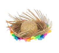 MOKKHNB 1Pieza Sombrero de para Fiesta Hawaiana Decoración para Eventos de Verano para Cosplay Playa y Fiesta Tropical