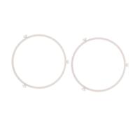 MOKKHNB 2 piezas Soporte Giratorio para Microondas Base de Repuesto para Plato Giratorio de Anillo Soporte Resistente para Horno Microondas de Recambio Práctica y Duradera