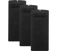 MOKKHNB 3piezas Portapapeles Negro de Tablero de Apoyo para Escritura Multiusos para Facturas Órdenes y Archivos Ligero y Portátil para Oficina y Tienda