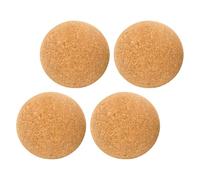 MOKKHNB 4 Tapones de Corcho de Vino de 5 Cm, Color Madera Natural, Compactos y Reemplazables para Uso Diario en Decantadores, Suministros de Vino y Accesorios para Bar