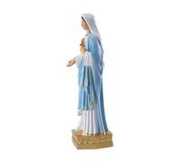MOKKHNB Adorno del Corazón De María Estatua Virgen María De Resina Decoración Religiosa Clásica para Escritorio para Iglesia o Hogar