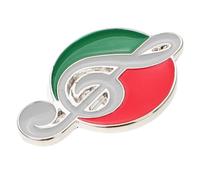 MOKKHNB Broche De Nota Musical y Guitarra Esmaltado De Aleación, Pin Creativo y Portátil Para Mujer, Accesorio Para Ropa y Bolso, Diseño Compacto y Multiusos Adecuado Para Amantes Música