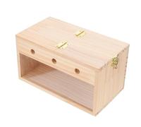 MOKKHNB Caja Nido Decorativa para Periquitos de Madera Resistente al Desgaste y No se Deforma, Accesorio Adecuado para Pájaros en Jardín o Patio