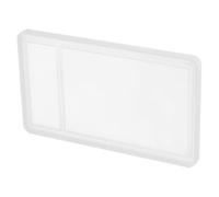 MOKKHNB Caja Organizadora Transparente para Adecuado para Colocar en Escritorios y Áreas de Exhibición Gran Capacidad, Resistente al Agua y Deformación para Sellos y Tarjetas Pequeñas