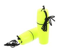 MOKKHNB Caja Seca Estanca Flotante de Plástico Amarillo con Cordón Resistente para Kayak y Aventuras Playa, Compacto y Portátil, Pack de 2 Unidades