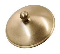 MOKKHNB Cenicero y Superficie Antideslizante de Latón Tapa Antiolores para Uso en Patio y Decoración Elegante del Hogar