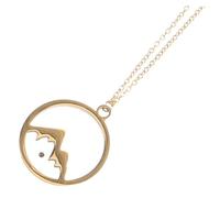 MOKKHNB Collar Colgante De Semillas De Mostaza Para Mujer, Estilo Montaña Bohemio, Acero Ligero Resistente, Símbolo De Fe y Paz, Joyas Sencillas Para Uso Diario y Obsequio Especial