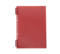 MOKKHNB Cuaderno de Musica Pentagrama Vintage B5 Diseño de Pentagramas Estrechos, Hojas Sueltas y Tapa Roja Adecuado para Clases de Educación Musical en Casa
