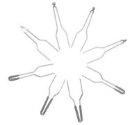 MOKKHNB Kit de 8 Puntas de Alambre para Pirograbado en Madera Surtido Tamaños 18-23 Compatibles Máquina de Quemar Madera Herramienta Ajustable para Artesanía y Grabado Detallado