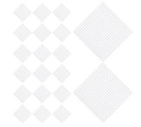 MOKKHNB Láminas Superficie Lisa y Ligera 30 de Color Cuadrada de Malla Plástica para Punto de Cruz y Bordado para Manualidades y Posavasos