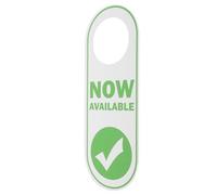 MOKKHNB Letrero Amarillo No Molestar para Puerta de Oficina Doble Cara Diseño en Pvc Gancho Incluido para Comunicación Efectiva y Sala de Reuniones